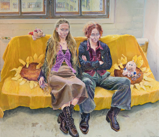 Eeva and Liisa on the Sofa (2001)
