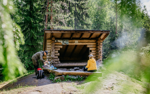 Juvas campfires and shelters