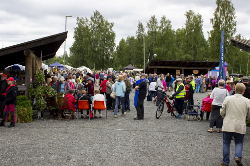 Laavukylä evening market