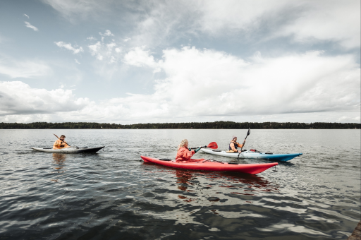 Guided Kayaking Trip in Kivinokka
