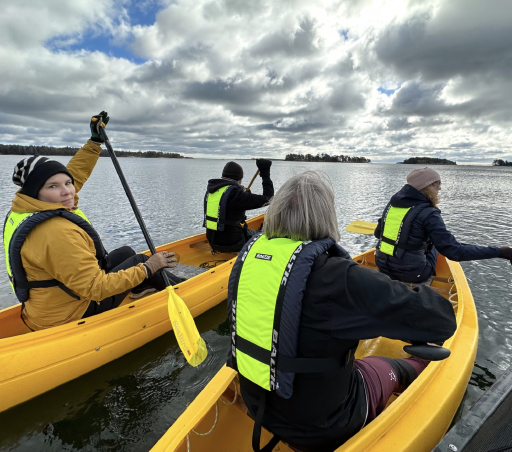 Canoe Paddling from Malkasaari