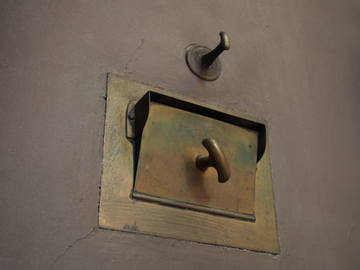 Old hot air duct hatches

