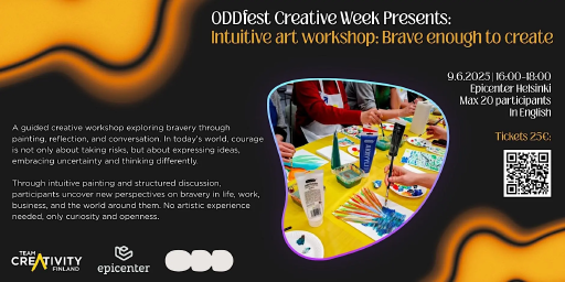 Intuitive art workshop: Brave enough to create
