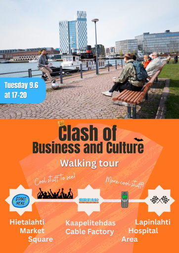 Clash of Business and Culture walking tour
