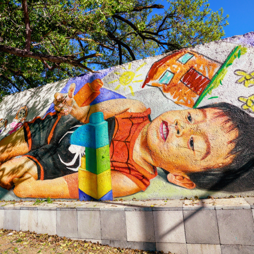 Mural Between drawings and dreams