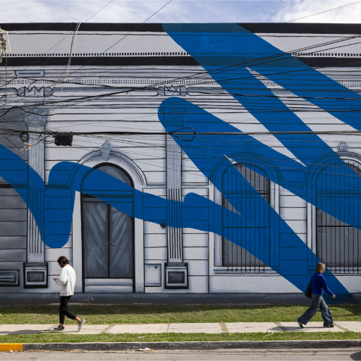Intervened Regional Facade Mural